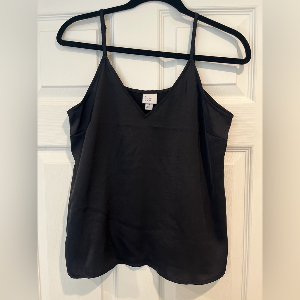 A New Day Black V-Neck Camisole